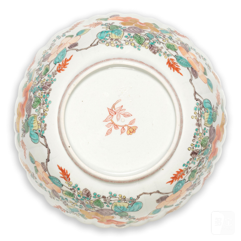 江戶時代 十七世紀晚期 有田燒柿右衛門菊瓣紋盌 | A FINE ARITA KAKIEMON STYLE 'CHRYSANTHEMUM' BOWL - 图6